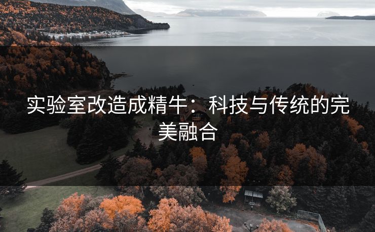 实验室改造成精牛：科技与传统的完美融合